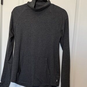 Eddie Bauer Dark Gray Long Sleeve Top